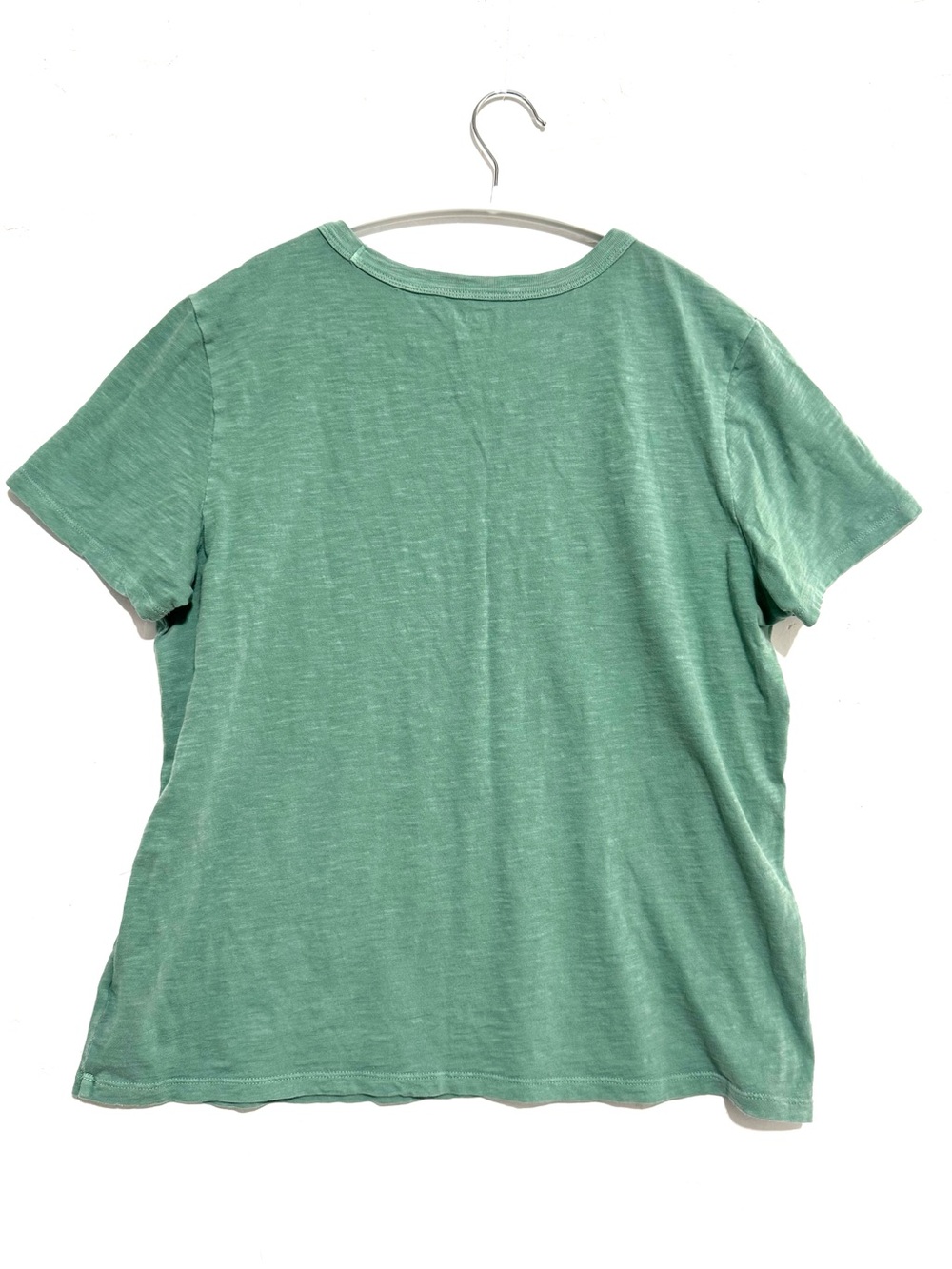 Old Navy EveryWear 100% Cotton Slub Tee Green Women’s L - Picture 5 of 8